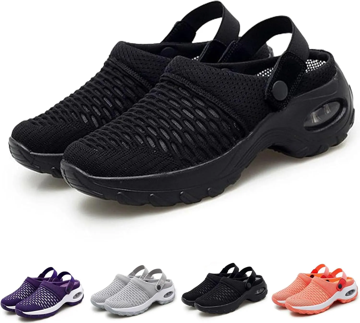 2025 New Women's Hollow Out Breathable Platform Wedge Sandals Casual Stylish Roman Sandal Leather Closed Toe Comfortable Casual Stylish Sandals