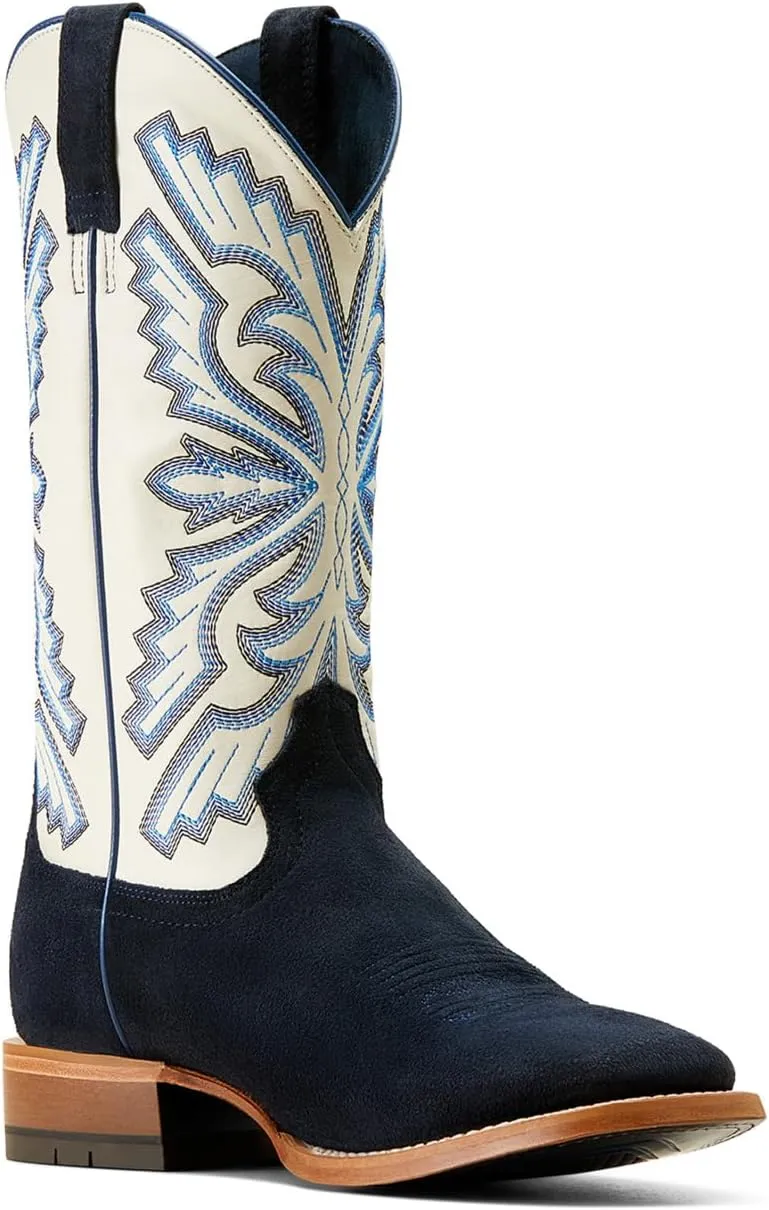 ARIAT Mens Sting Embroidered Square Toe Pull On Casual Boots Mid Calf - Brown