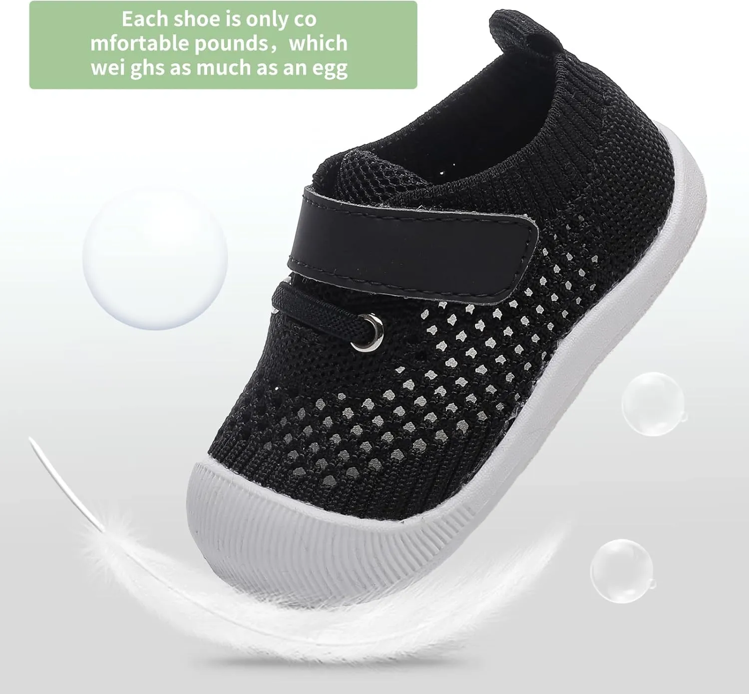 Baby Boys & Girls First Walking Shoes - Non-Slip, Breathable Infant Sneakers for 6-18 Months