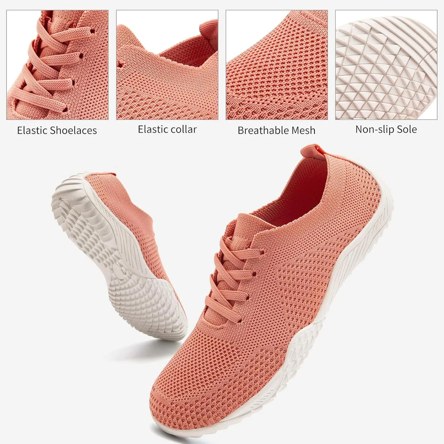 Barefoot Shoes Women Tennis Slip On Sneakers for Women Gym Running Zero Drop Workout Trail Minimalist Shoes