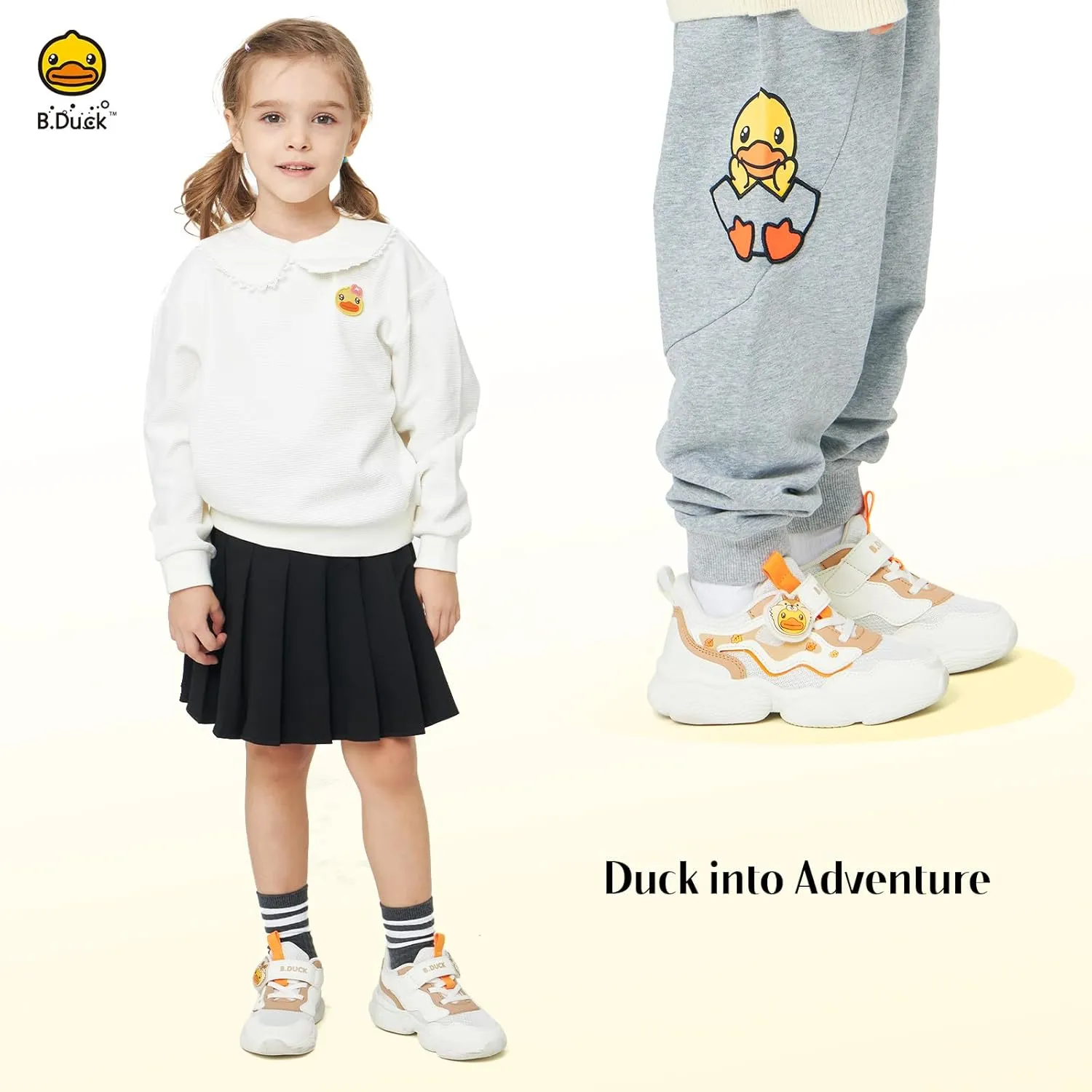 B.Duck Toddler Shoes for Girl and Boy - Warm and Cozy Kids Sneakers