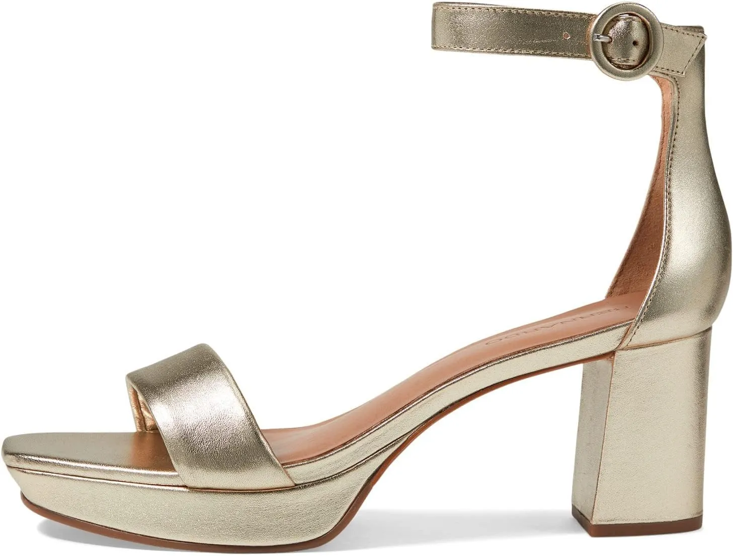 Bernardo® Carla Strap Heels for Women – Leather Upper and Lining – Rubber Sole – Block Heels