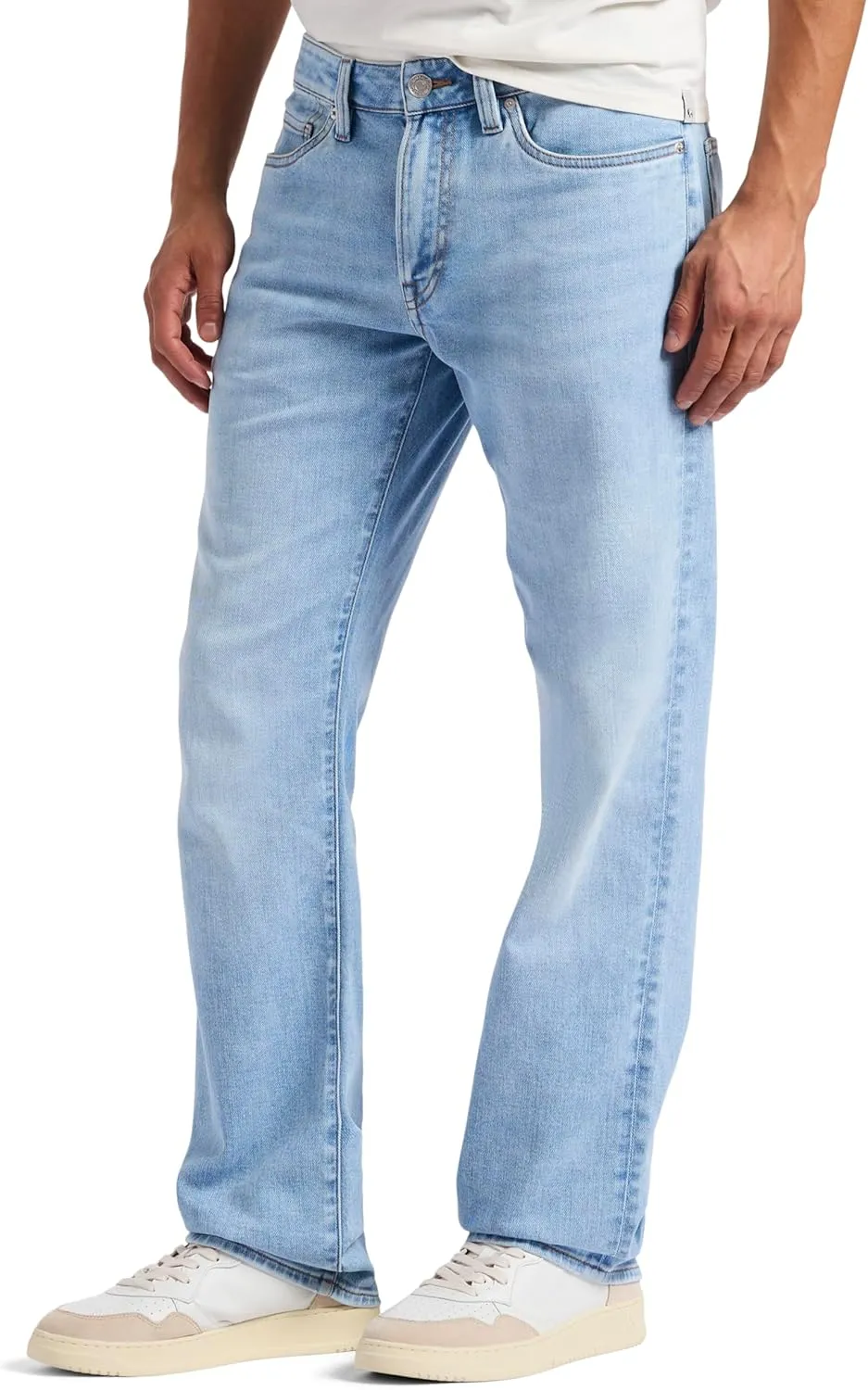 Buffalo David Bitton Men's Relaxed Straight Leg Driven Jean with Stretch Fabric