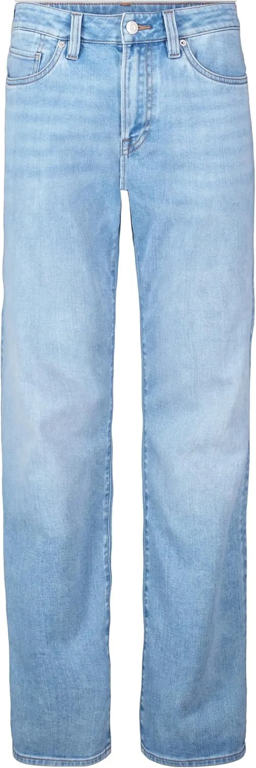 Buffalo David Bitton Men's Relaxed Straight Leg Driven Jean with Stretch Fabric