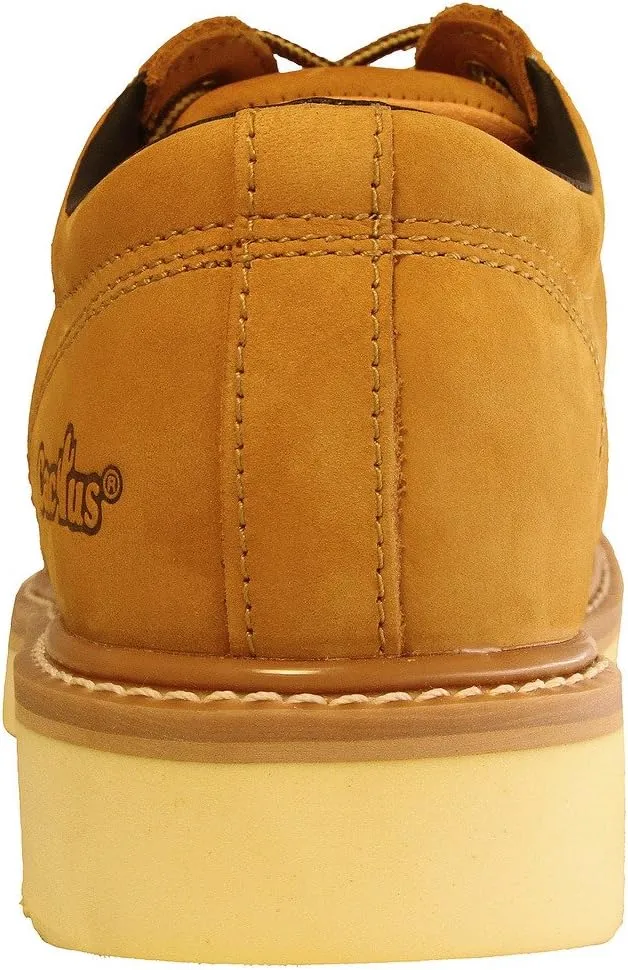 CACTUS Men’s 422M 411M Soft Toe Moc Toe 4” Construction Roofing Work Boots Leather PU Sole Comfortable Botas de Trabajo