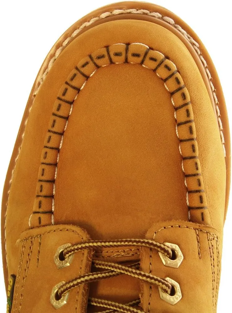 CACTUS Men’s 422M 411M Soft Toe Moc Toe 4” Construction Roofing Work Boots Leather PU Sole Comfortable Botas de Trabajo