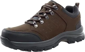 CAMEL CROWN Mens Hiking Shoes Waterproof Comfortable Work Shoes for Men Walking Outdoors Low-Cut Work Boots for Men