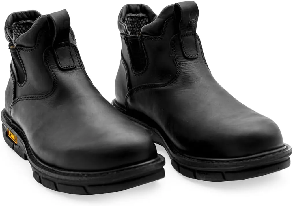 CEBU Botin Max Grip 6" Non-Slip Work Boot – Soft Toe – Lightweight Leather Ankle Boot with Slip-Resistant Sole – Oil & Acid Resistant – Men's Industrial Safety Footwear
