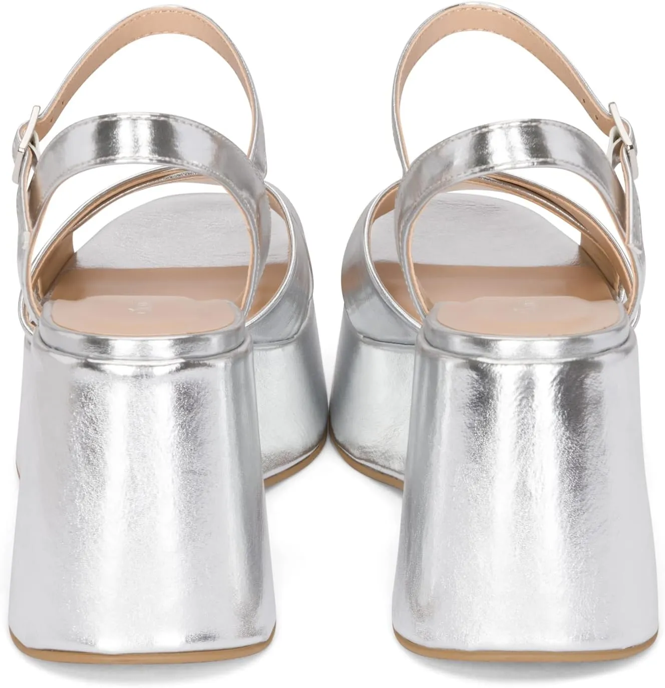 Chariot & Co -Daystar- Womens Open Toe Ankle Strap Wedges Heels Platform Trendy Summer Sandals
