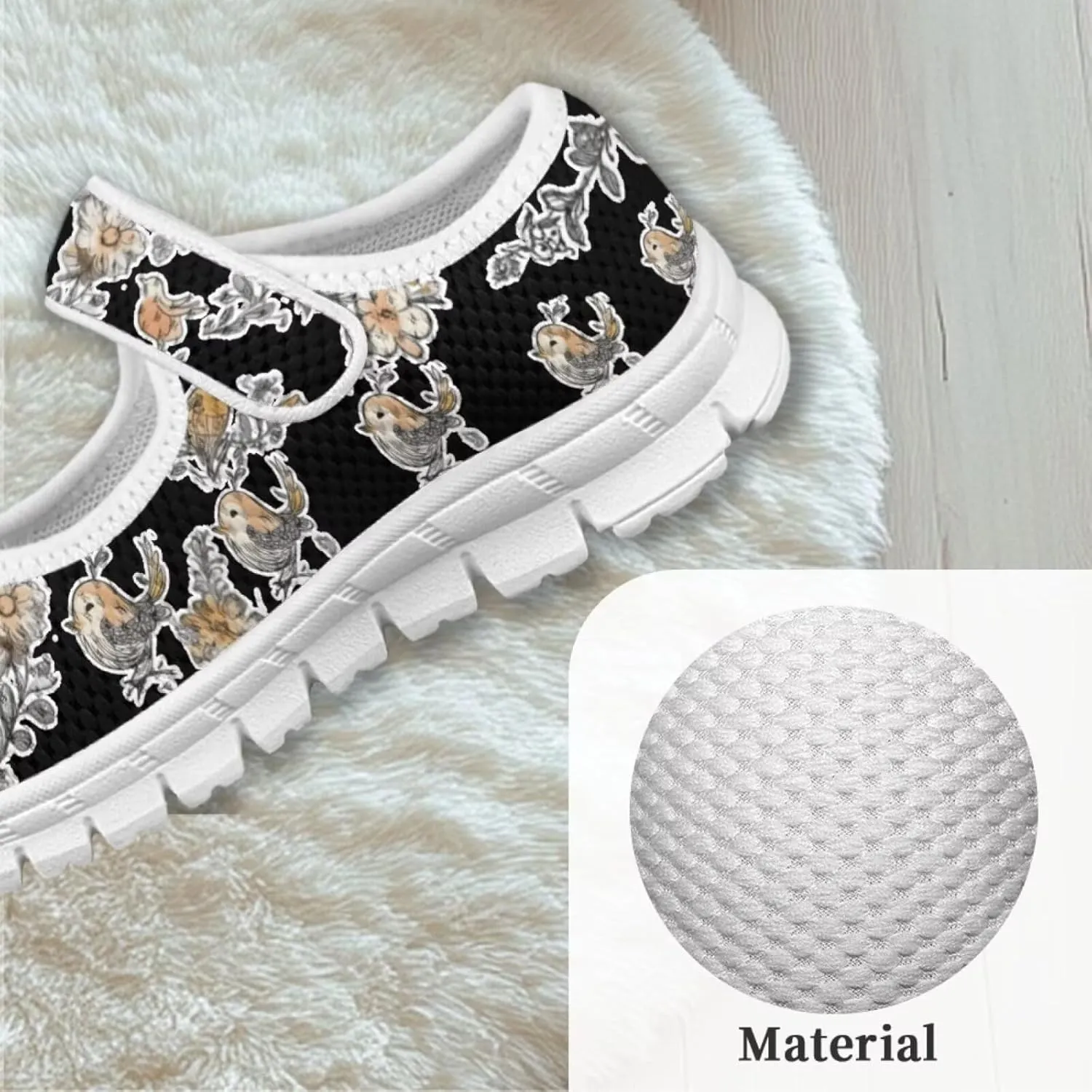 Coloranimal Girls Mary Jane Shoes Dance Shoes for Kids Princess Shoes Girls Ballet Dress Shoes Magic Sticker Mary Jane Flats