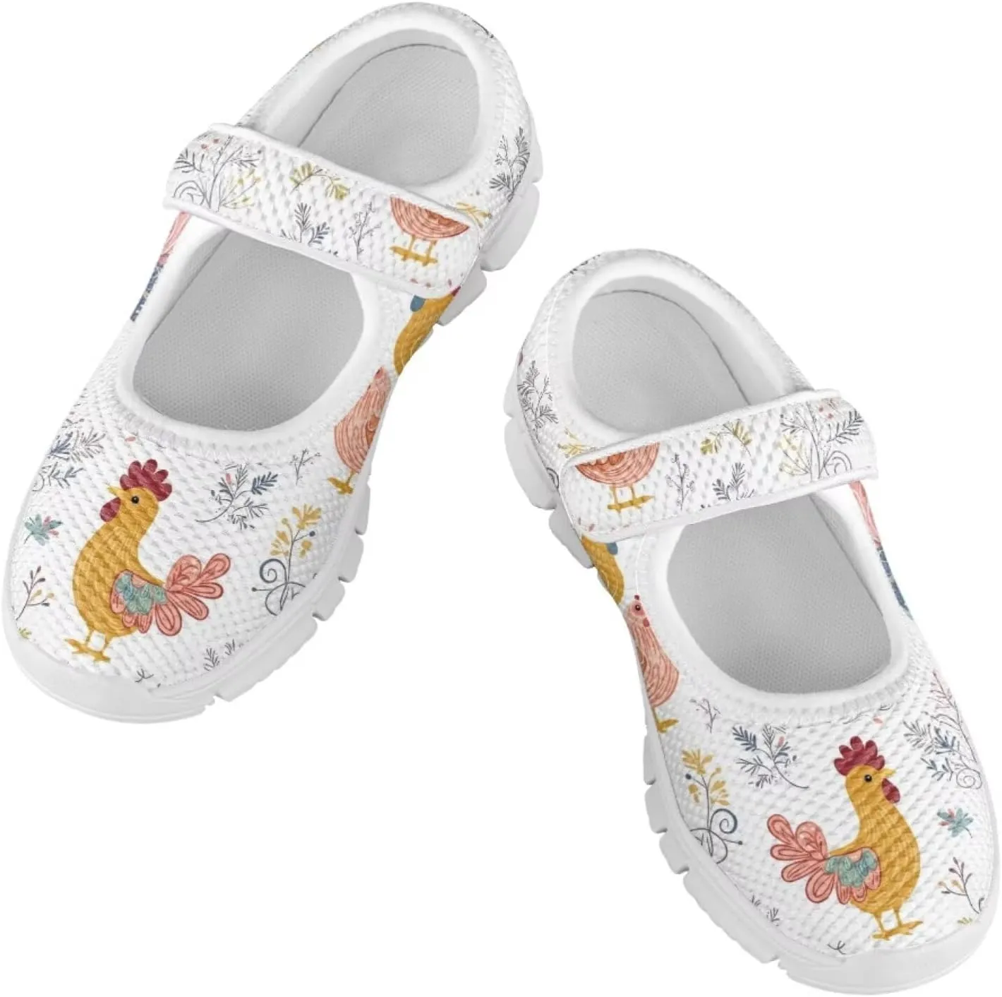 Coloranimal Girls Mary Jane Shoes Dance Shoes for Kids Princess Shoes Girls Ballet Dress Shoes Magic Sticker Mary Jane Flats