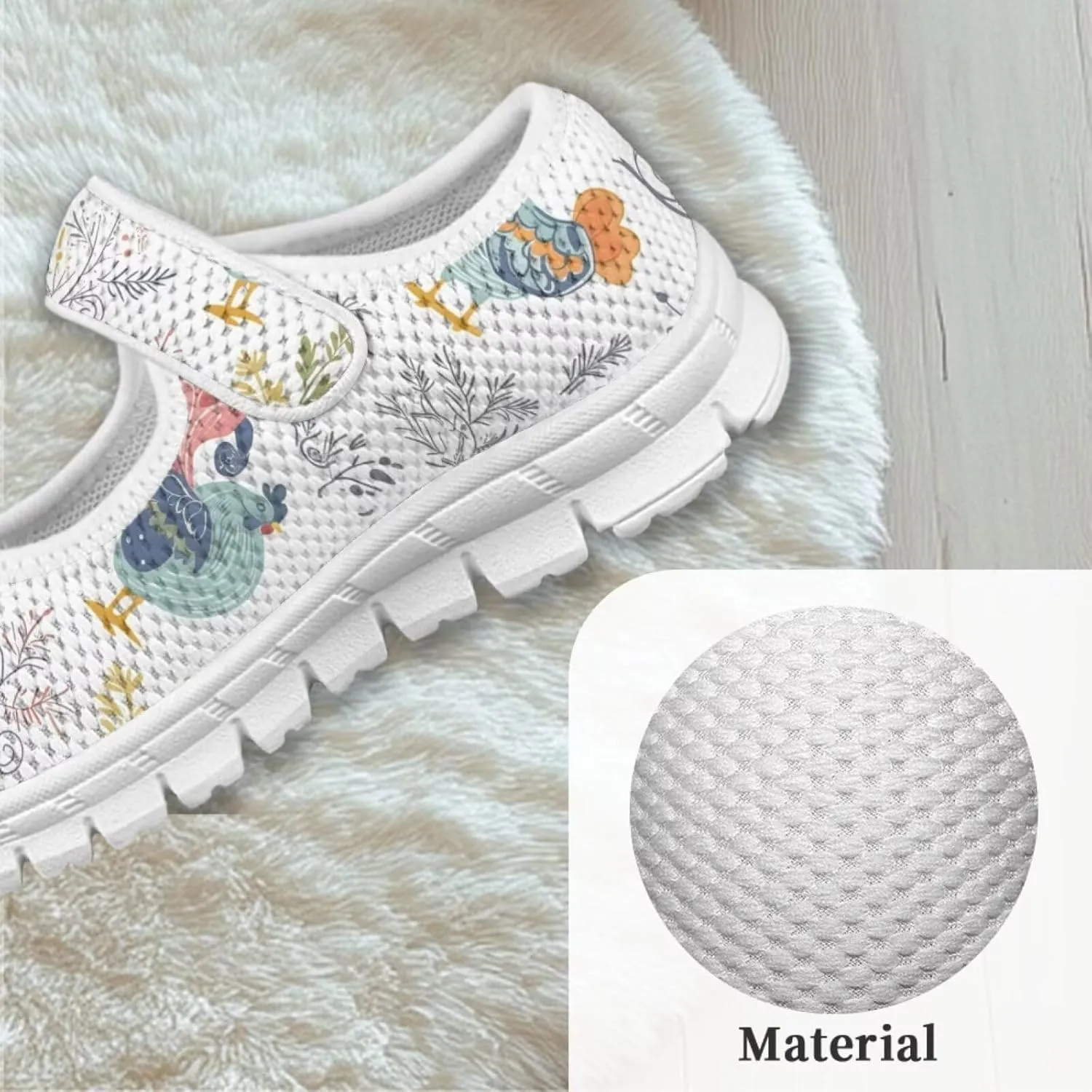 Coloranimal Girls Mary Jane Shoes Dance Shoes for Kids Princess Shoes Girls Ballet Dress Shoes Magic Sticker Mary Jane Flats
