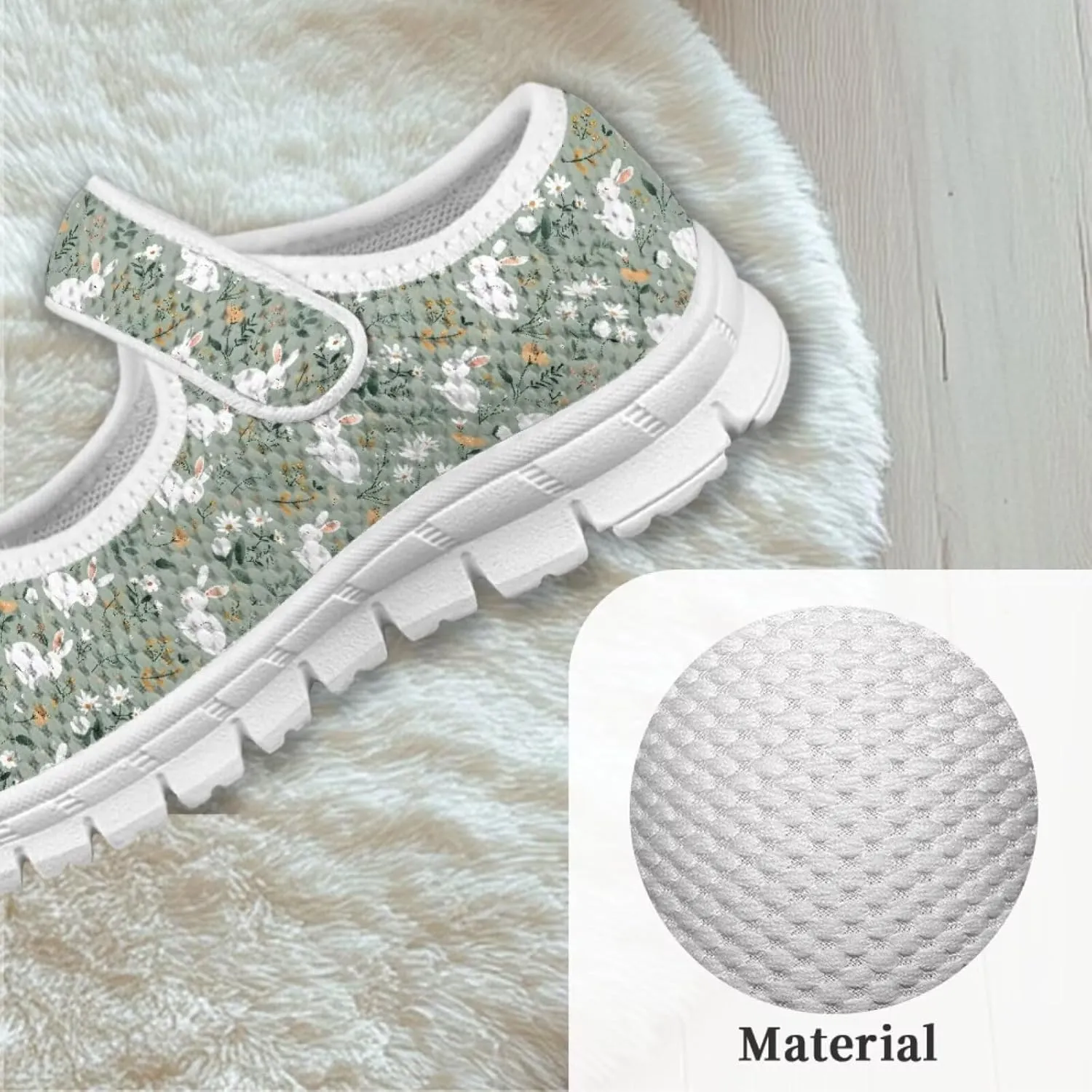 Coloranimal Mary Jane Shoes for Girls Princess Shoes Casual Dance Shoes School Uniform Shoes Easter Theme Mary Jane Flats