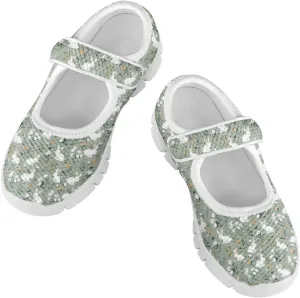 Coloranimal Mary Jane Shoes for Girls Princess Shoes Casual Dance Shoes School Uniform Shoes Easter Theme Mary Jane Flats