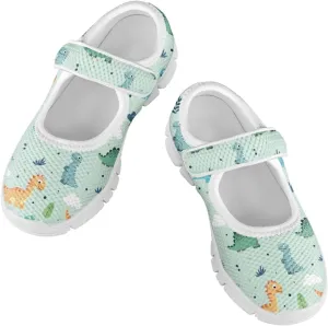 Coloranimal Mary Jane Shoes Girls Dress Shoes Single Buckle Girls' Flats Uniform Shoes Casual Princess Shoes with Anti Skid Sole