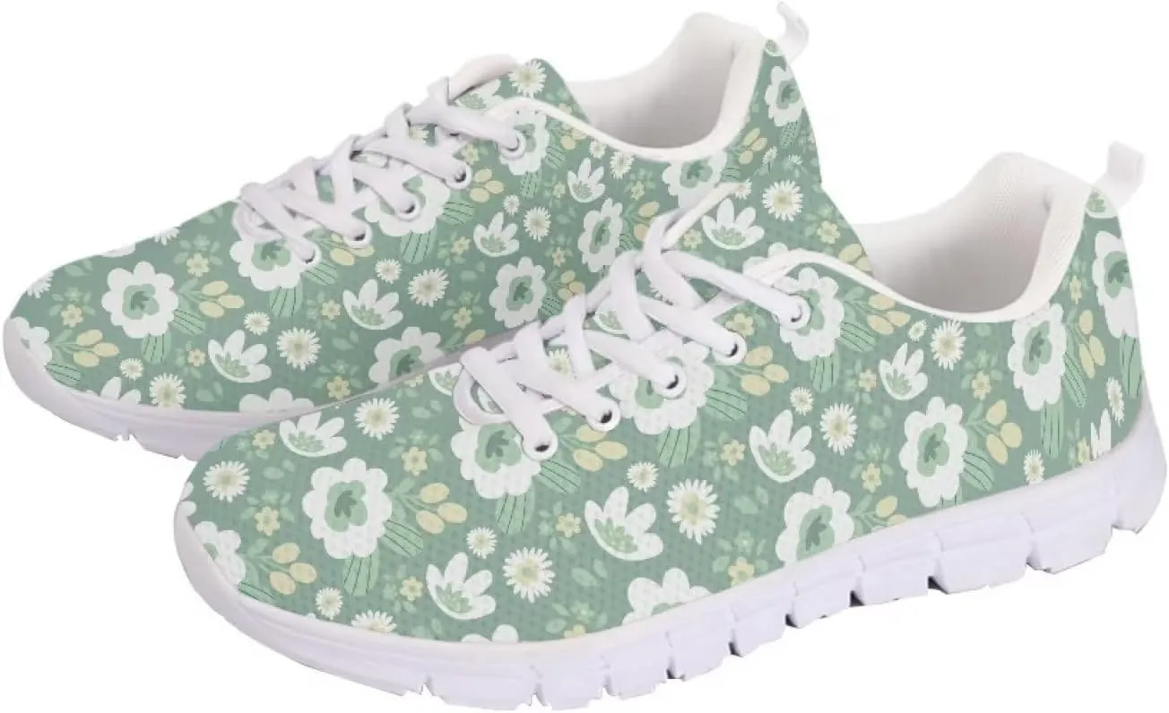 Coloranimal Spring Summer Gift Flats for Women Men Running Walking Sneakers