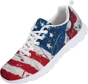 Coloranimal Spring Summer Gift Flats for Women Men Running Walking Sneakers