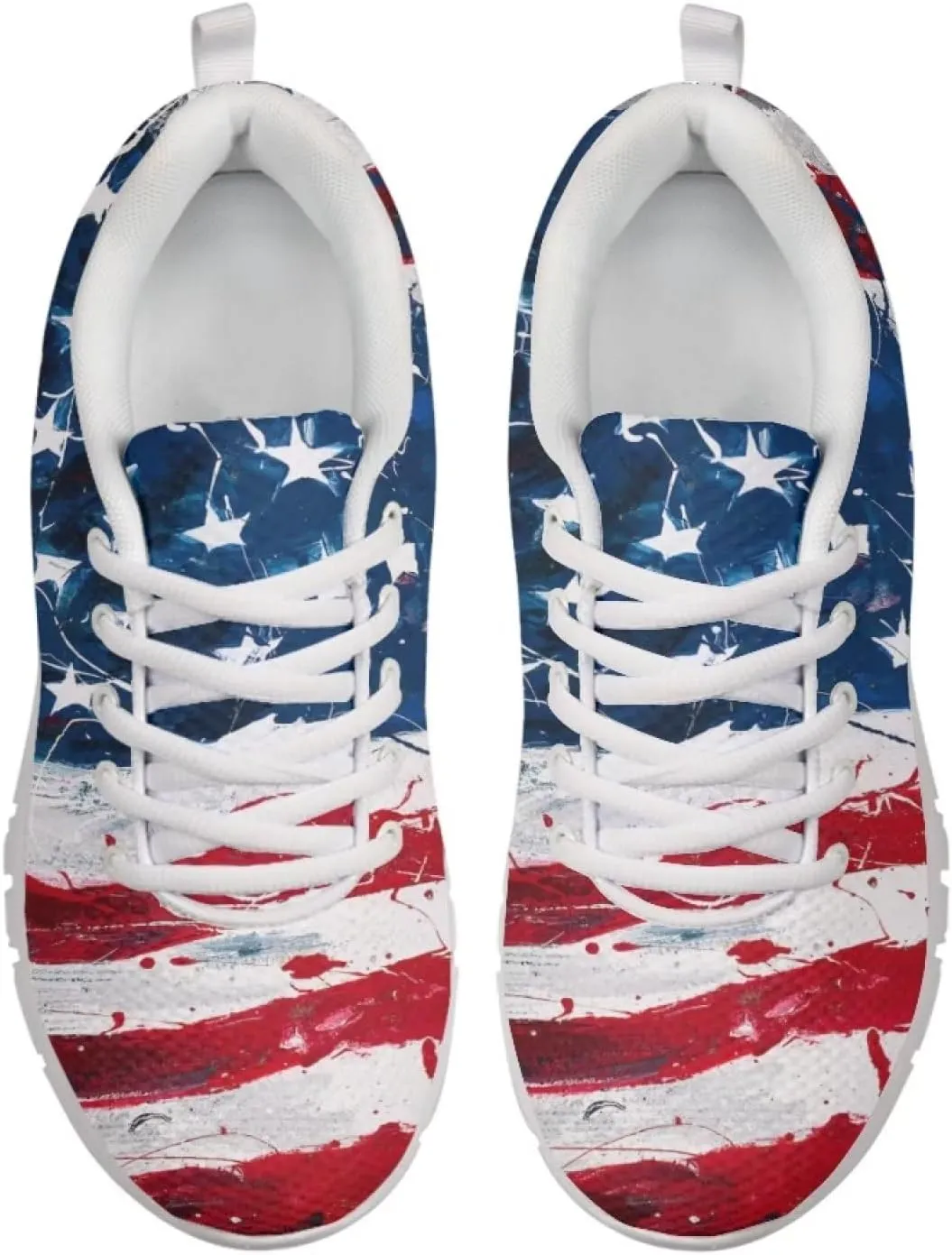 Coloranimal Spring Summer Gift Flats for Women Men Running Walking Sneakers