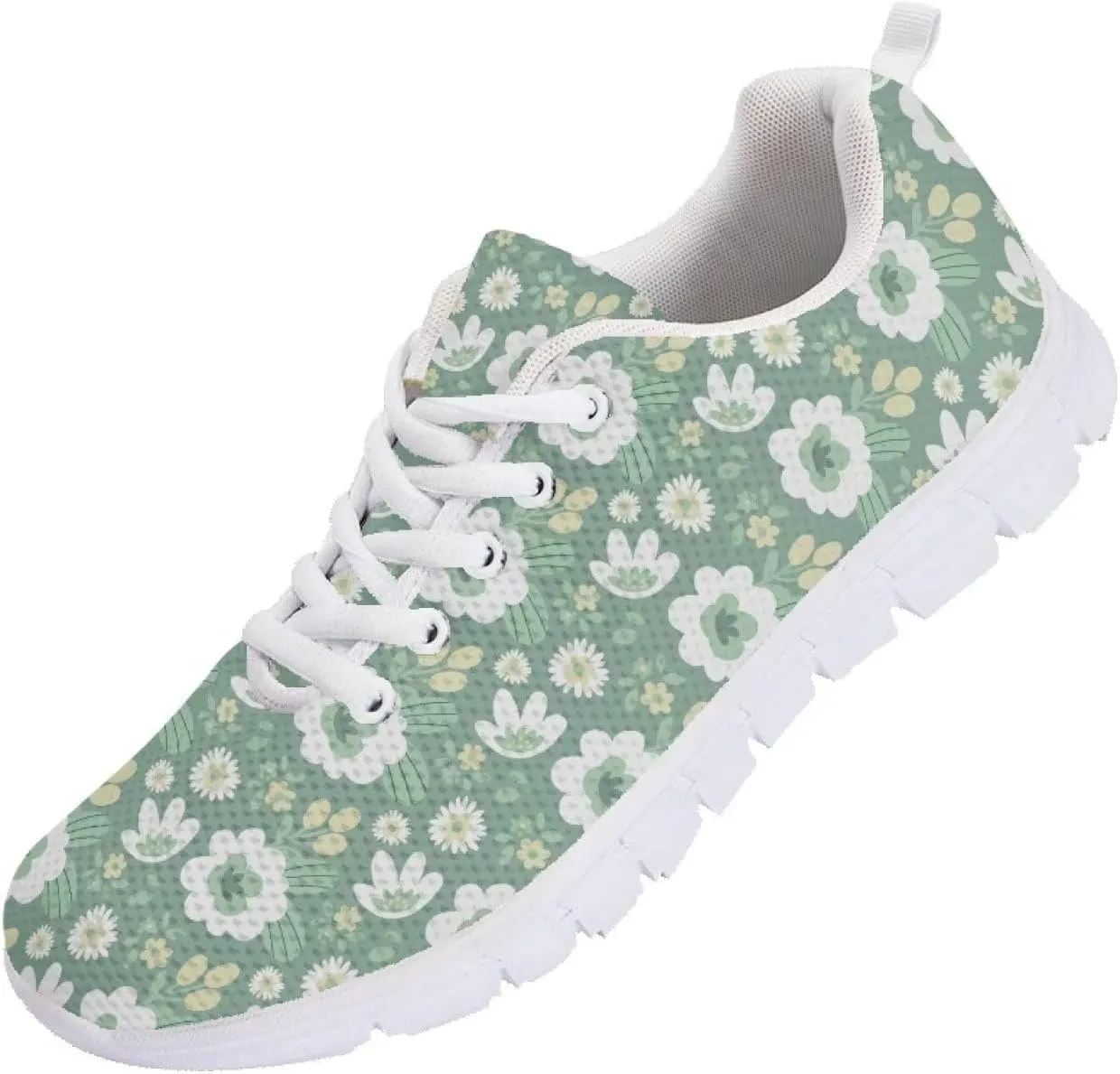 Coloranimal Spring Summer Gift Flats for Women Men Running Walking Sneakers