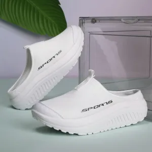 Comfortable Women's Breathable Mesh Slip-On Sneakers - Casual Sports Shoes with EVA Sole, Comfortable Fabric Insole, All-Season Low Top Design, Casual Footwear | Stylish Clogs | Durable Slipresistant