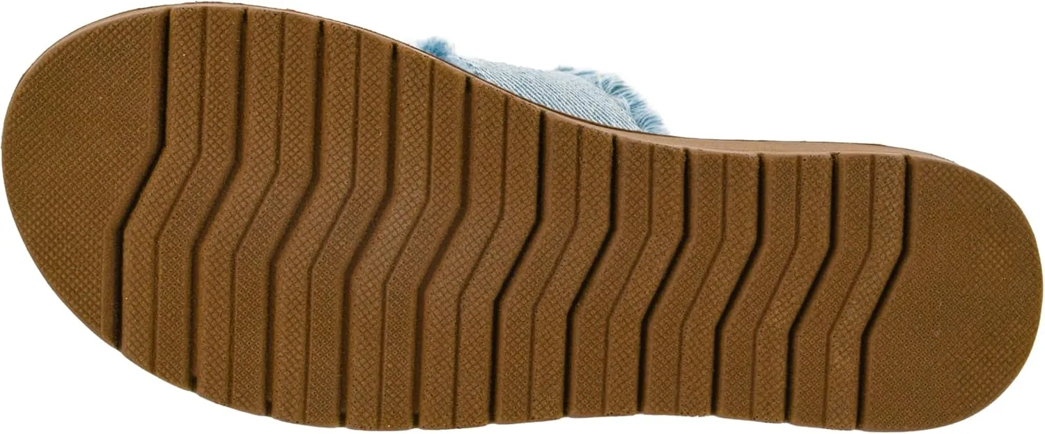 Corkys Footwear Hold Please 1-Inch Platform Sandals with Cushioned Foot-bed and Stylish 'H' Strap On Upper– Ultimate Comfort Meets Chic Design - Perfect For Everyday Wear