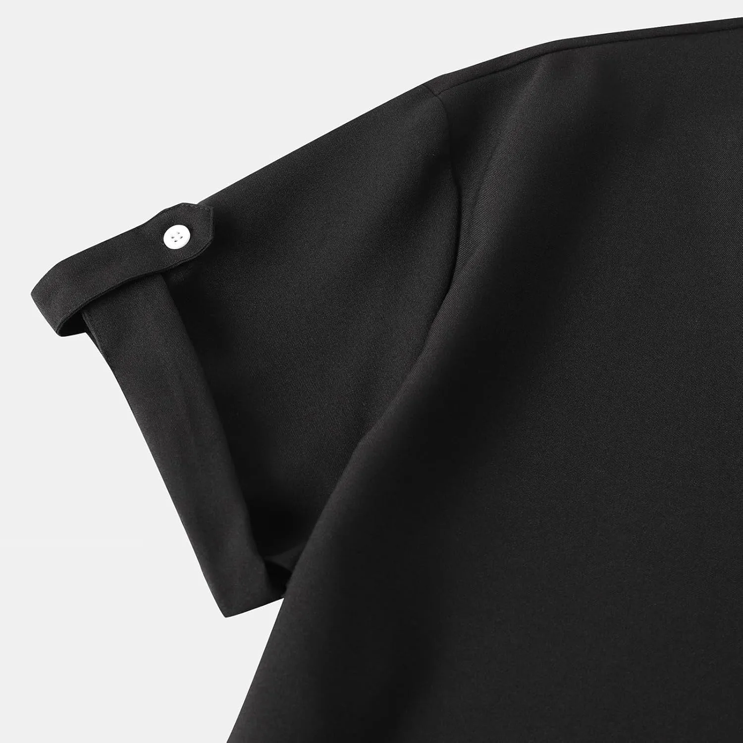 Cotton Linen Shirts for Men Summer Lightweight Casual Short Sleeve T Shirts Banded Collar Henley Tops Beach Vacation