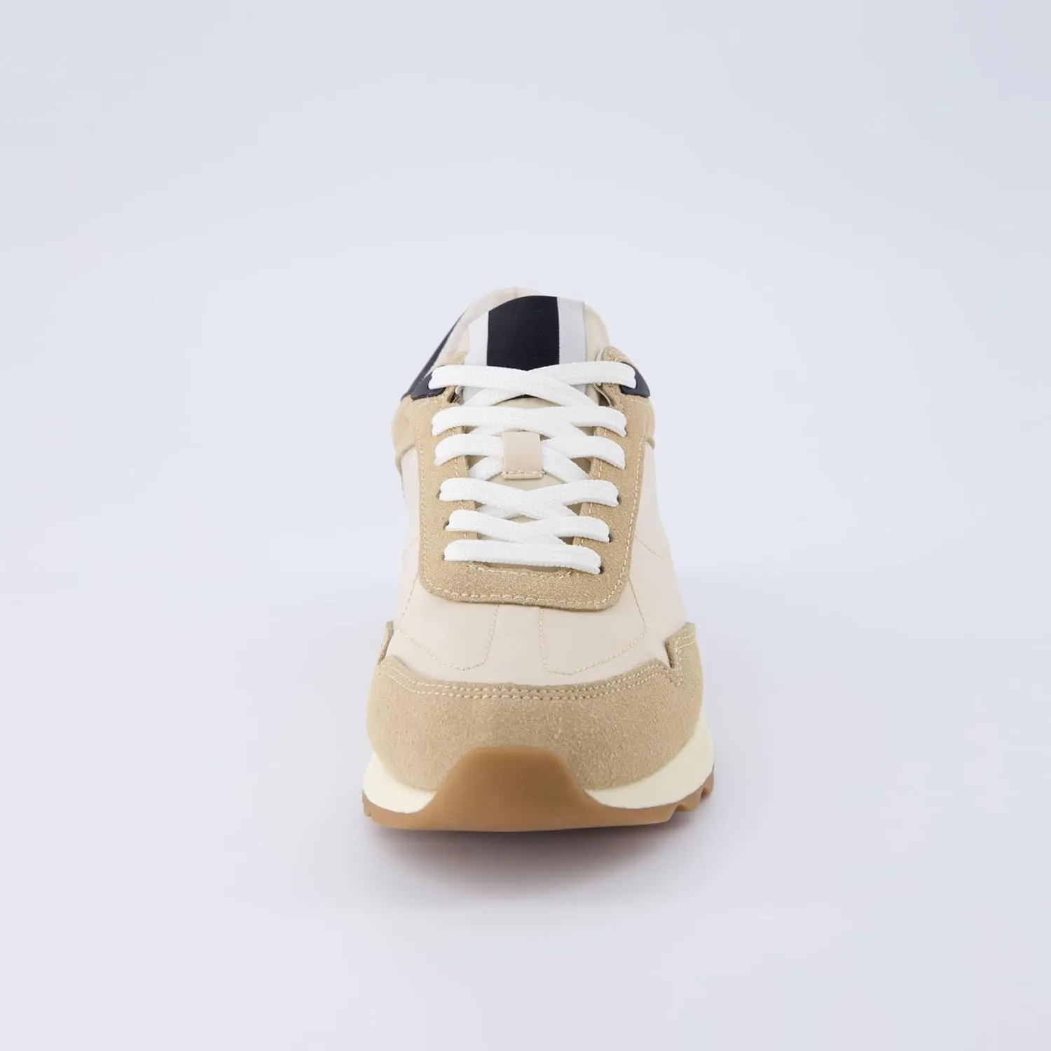 CUSHIONAIRE Women's Kicks lace up Nylon Sneaker  Comfort Foam, Wide Widths Available