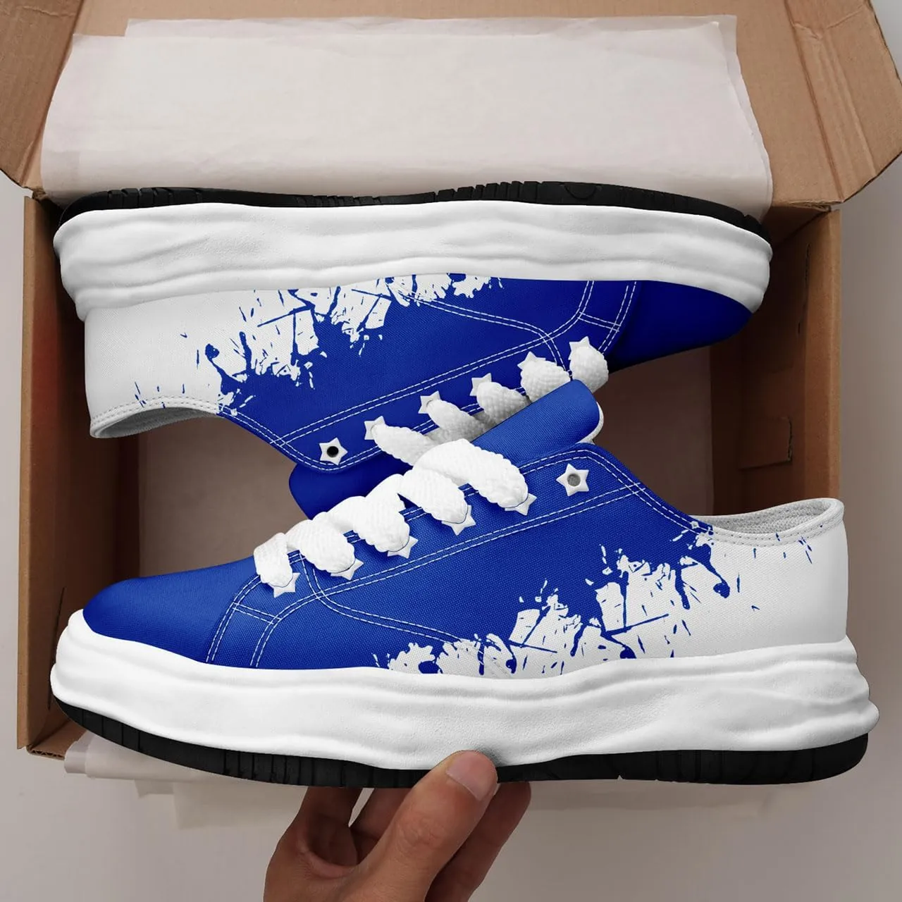 Custom Fashion Canvas Sneaker for Men Women Personalized Unisex Sports Running Tennis Shoes Print Image Name Lace Up Shoes