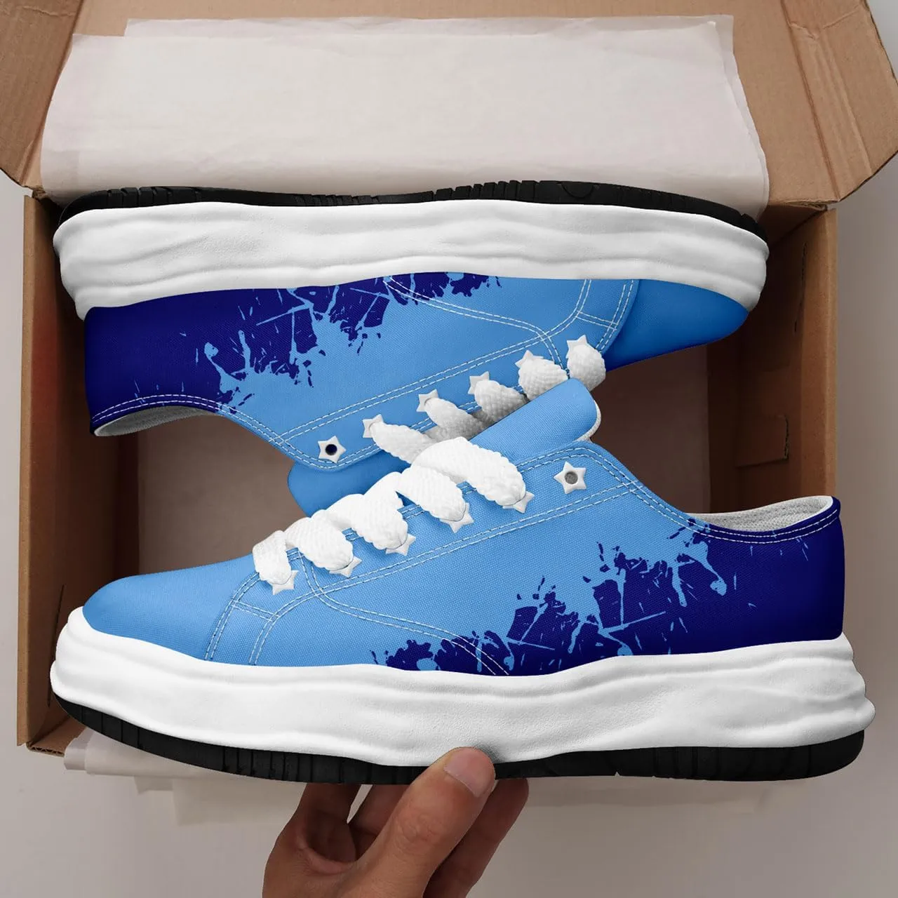 Custom Fashion Canvas Sneaker for Men Women Personalized Unisex Sports Running Tennis Shoes Print Image Name Lace Up Shoes