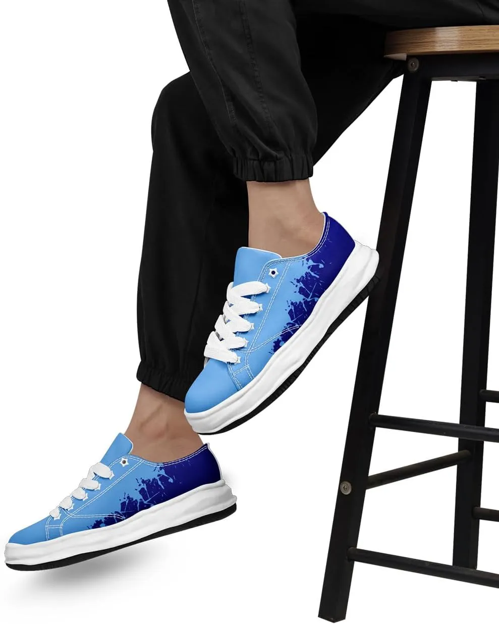 Custom Fashion Canvas Sneaker for Men Women Personalized Unisex Sports Running Tennis Shoes Print Image Name Lace Up Shoes