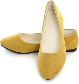 Dear Time Women Block Heel PU Pointed Toe Pumps Shoes