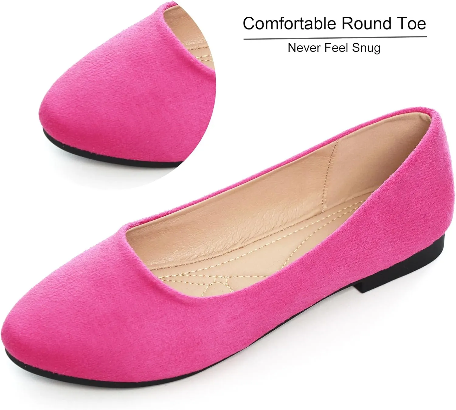 Dear Time Women Block Heel PU Pointed Toe Pumps Shoes