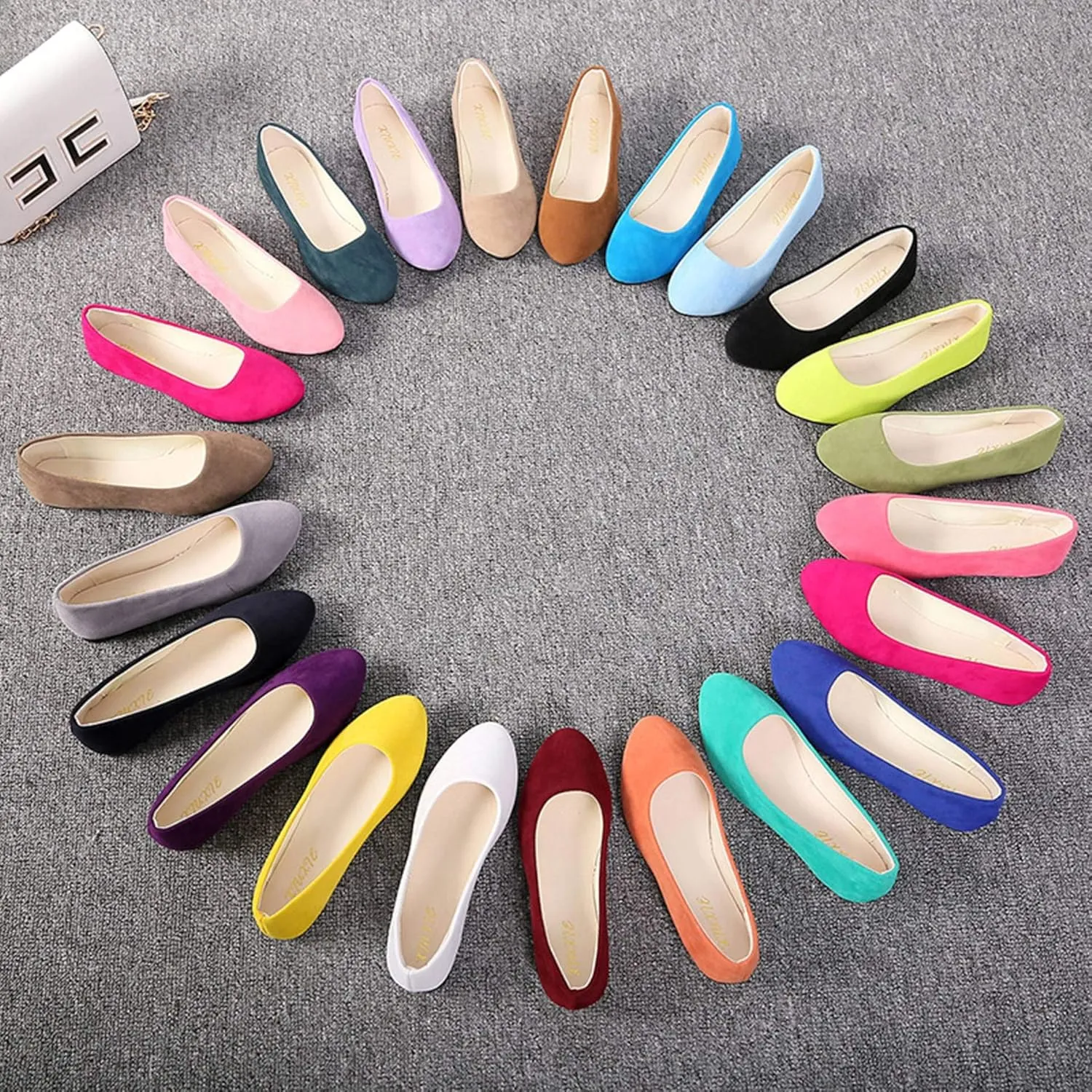 Dear Time Women Block Heel PU Pointed Toe Pumps Shoes
