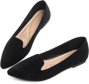 Dear Time Women Block Heel PU Pointed Toe Pumps Shoes