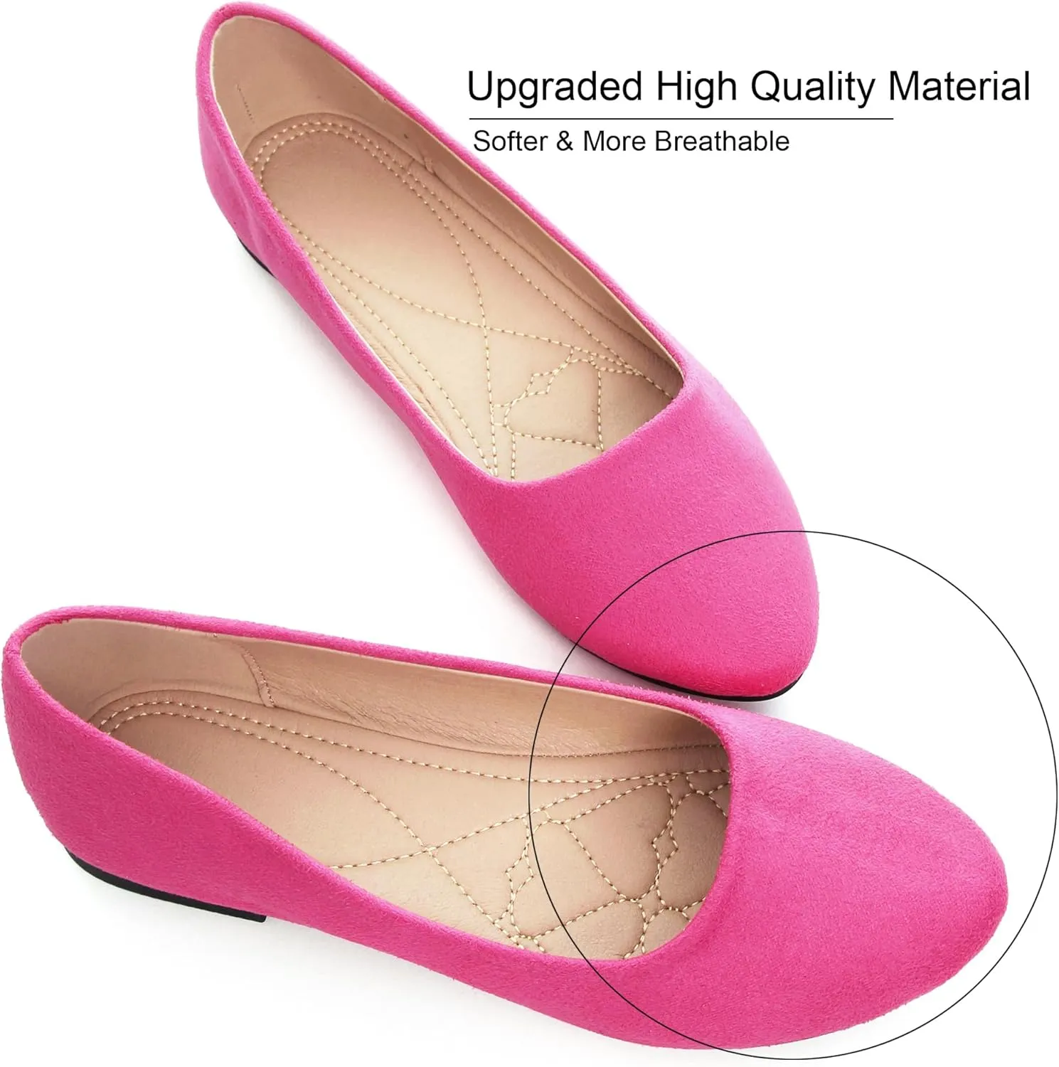 Dear Time Women Block Heel PU Pointed Toe Pumps Shoes