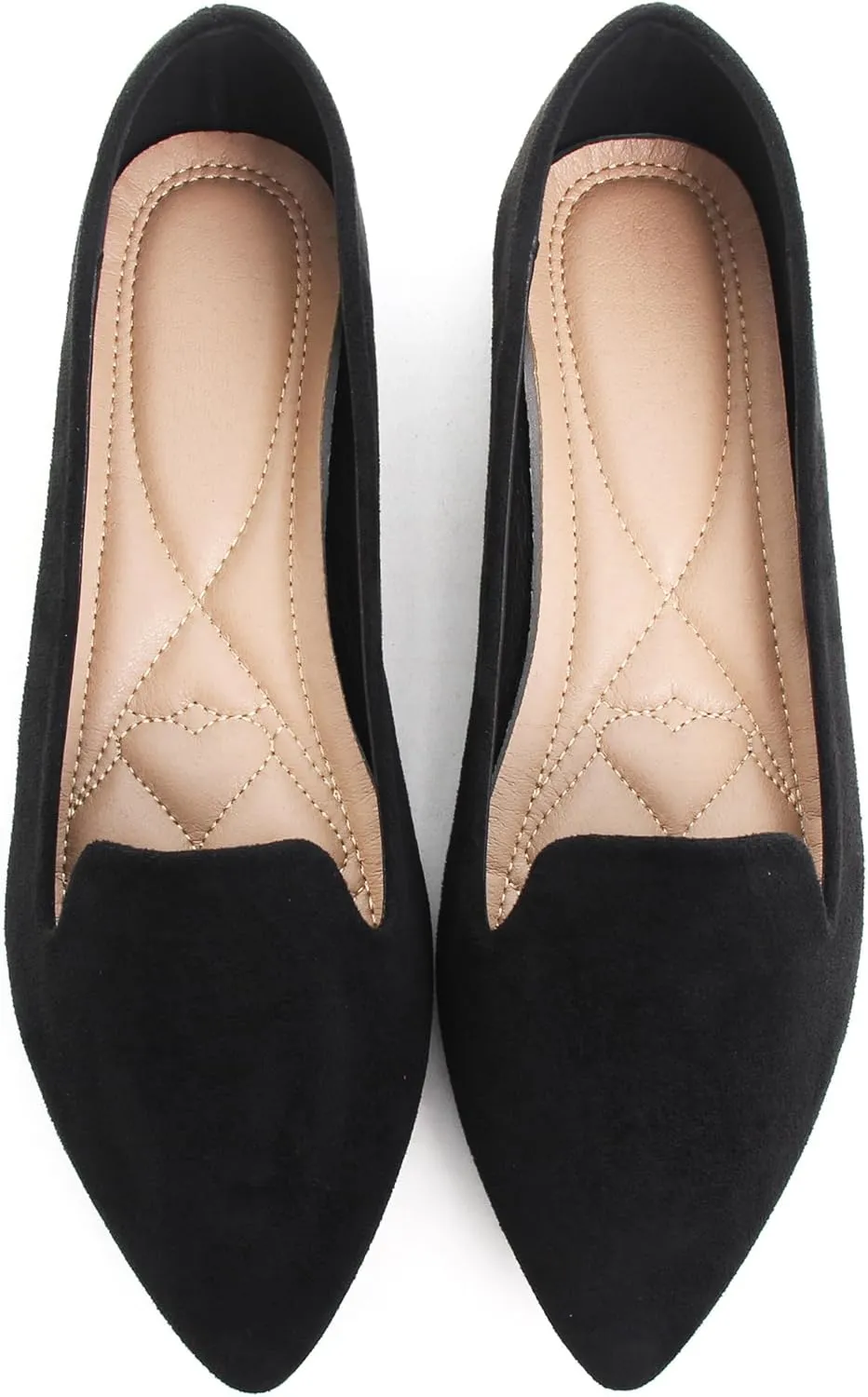 Dear Time Women Block Heel PU Pointed Toe Pumps Shoes