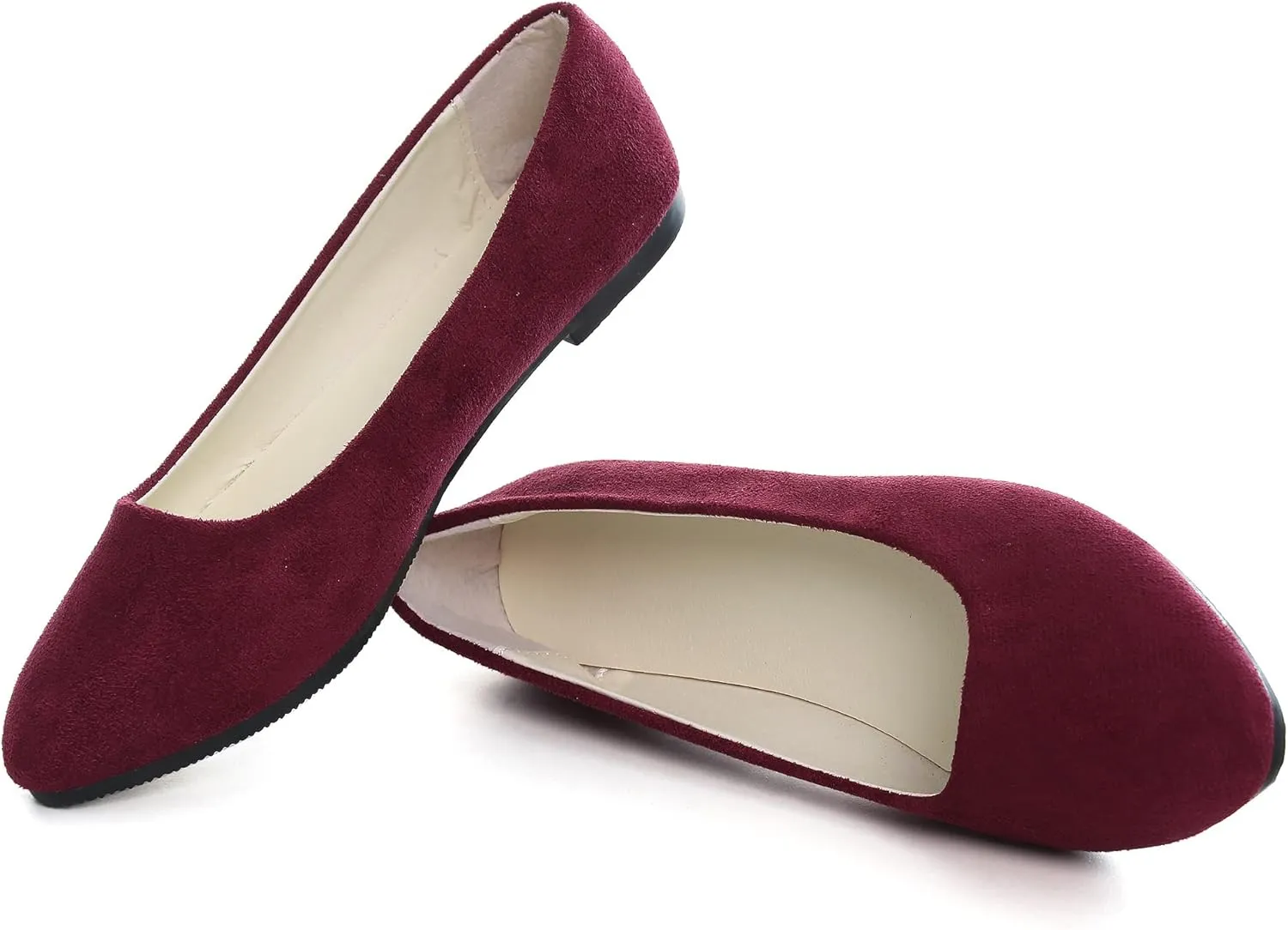 Dear Time Women Block Heel PU Pointed Toe Pumps Shoes
