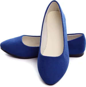 Dear Time Women Block Heel PU Pointed Toe Pumps Shoes
