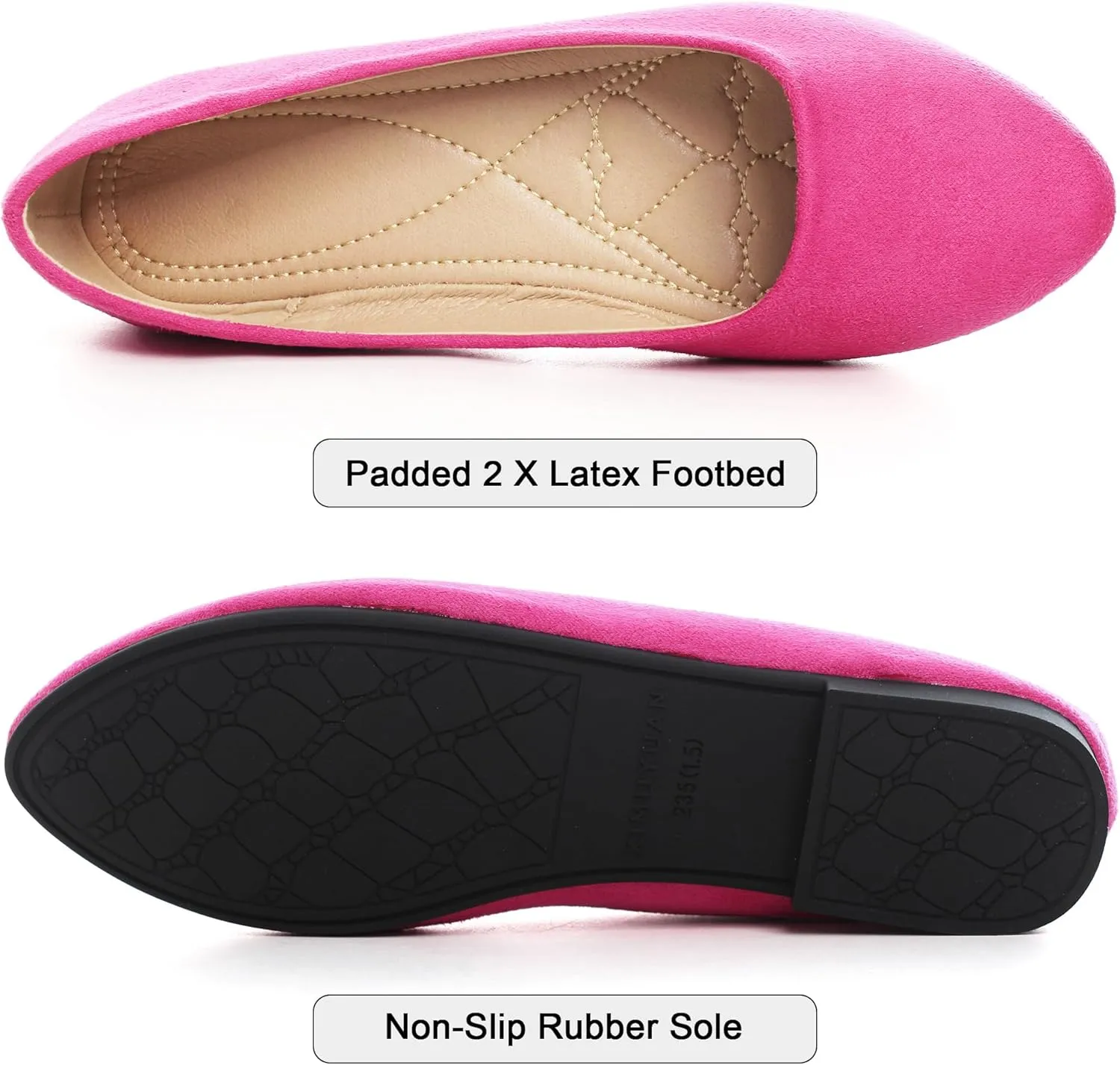Dear Time Women Block Heel PU Pointed Toe Pumps Shoes