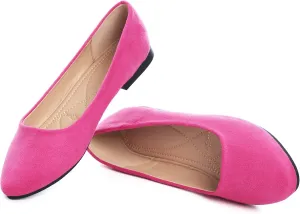 Dear Time Women Block Heel PU Pointed Toe Pumps Shoes