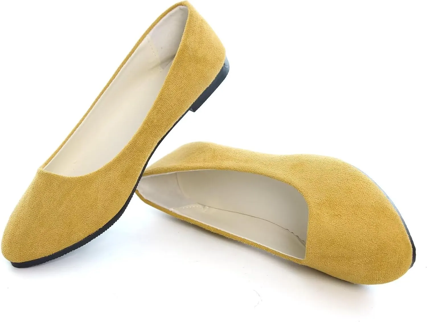 Dear Time Women Block Heel PU Pointed Toe Pumps Shoes