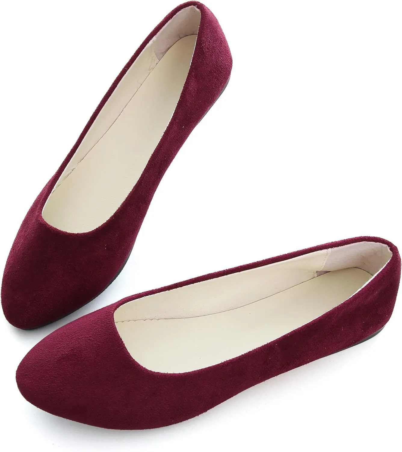 Dear Time Women Block Heel PU Pointed Toe Pumps Shoes