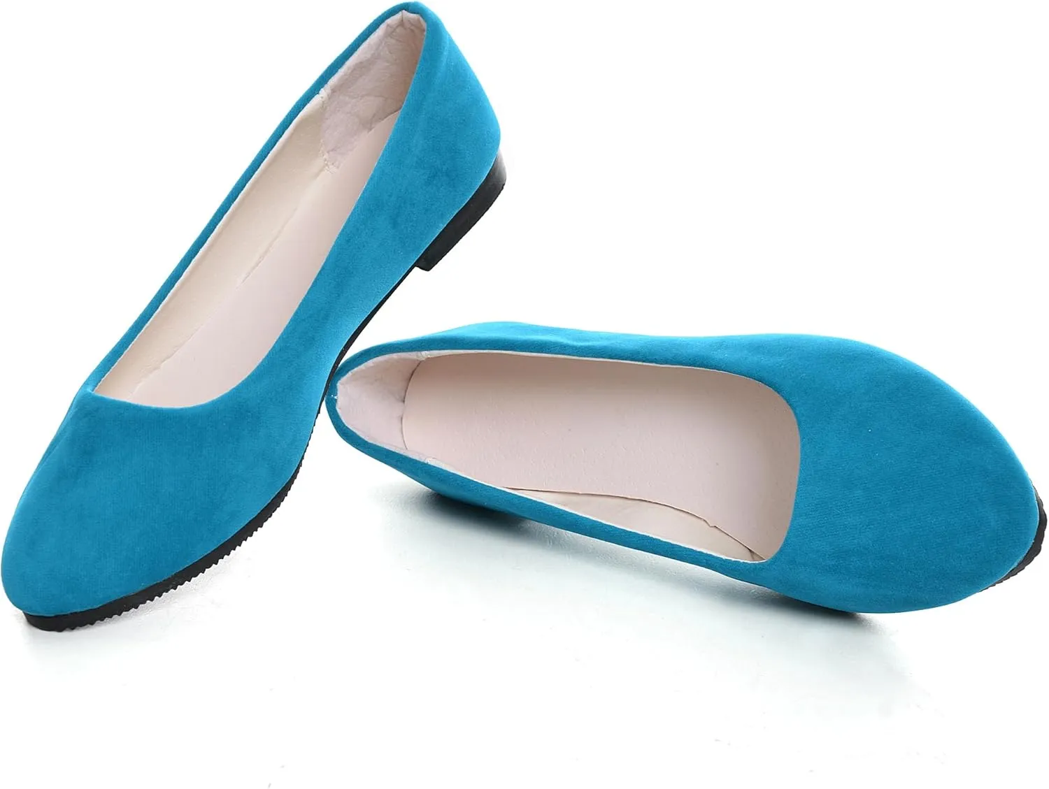 Dear Time Women Block Heel PU Pointed Toe Pumps Shoes