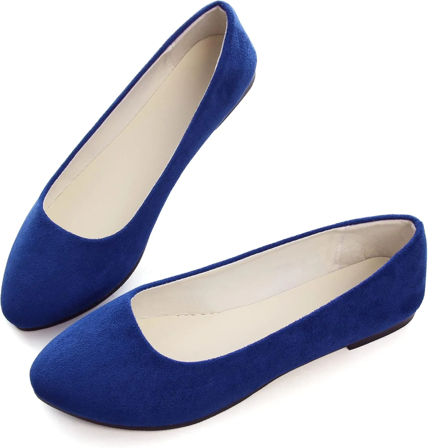 Dear Time Women Block Heel PU Pointed Toe Pumps Shoes