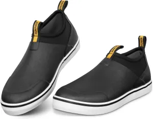 Deck Shoes Waterproof Rubber Boots with Non-Slip Rain Shoes for Fishing, Boating, Gardening, Walking - for Men