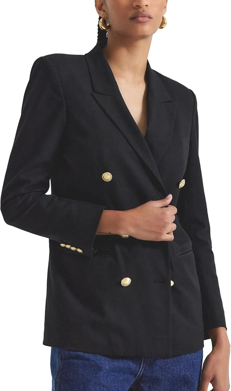 Derek Lam 10 Crosby Women's Walter Double Breasted Blazer