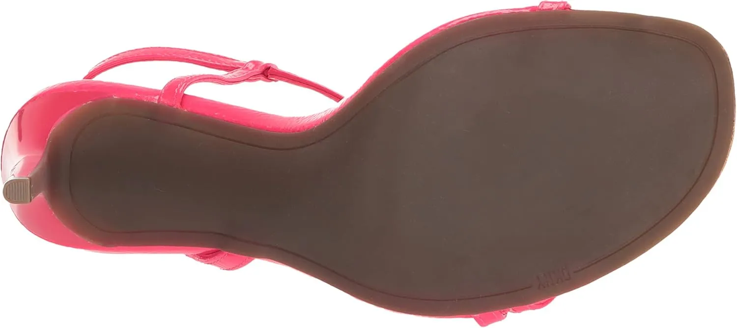 DKNY Women's Open Toe Diaganol Strap Heel Heeled Sandal
