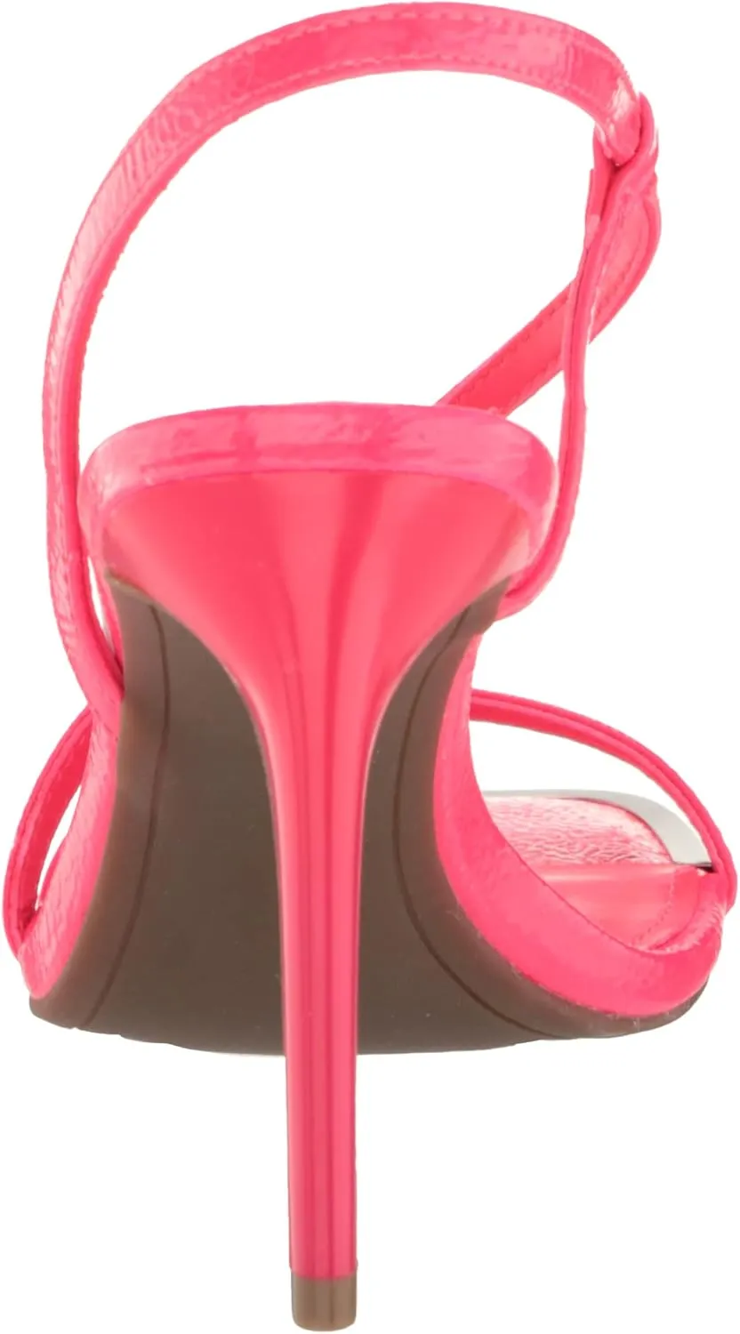 DKNY Women's Open Toe Diaganol Strap Heel Heeled Sandal
