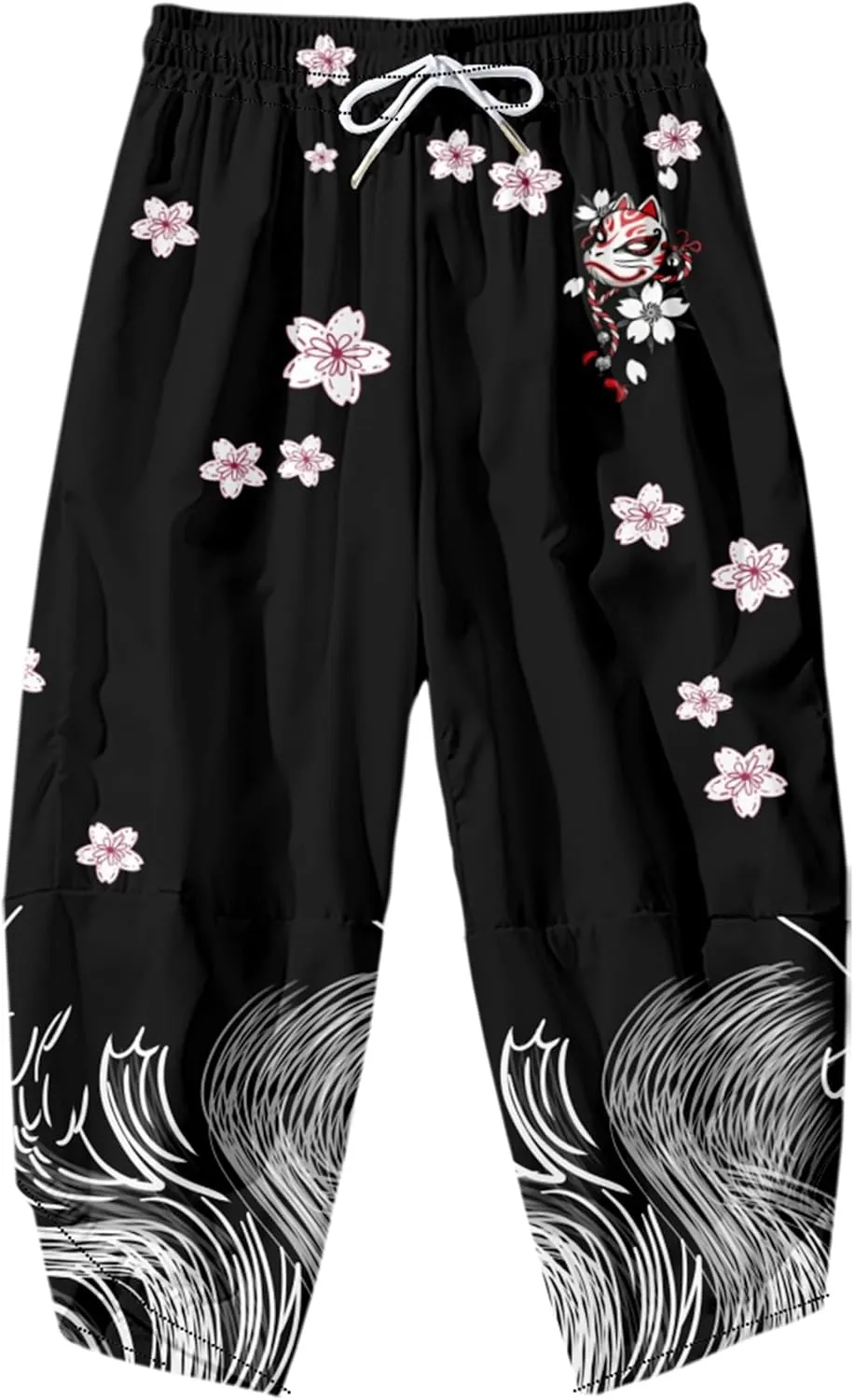 DOSLAVIDA Men's Japanese Kimono Jacket Set Stylish Open Front Coat With Shorts Chinese Style Printed Cardigan Suits