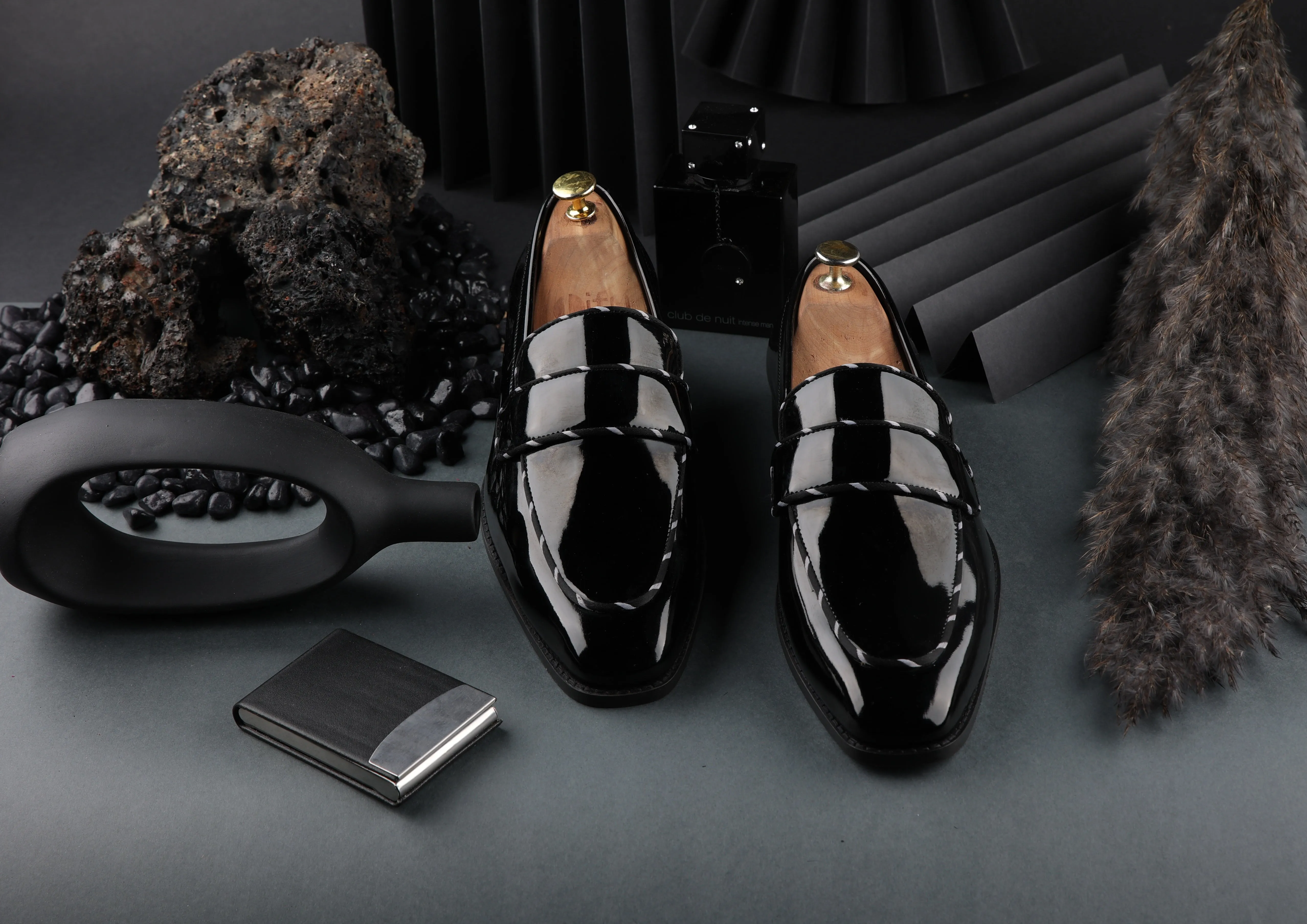 Downtown Marquis Squid Penny Slipon Loafers Shoes For Men